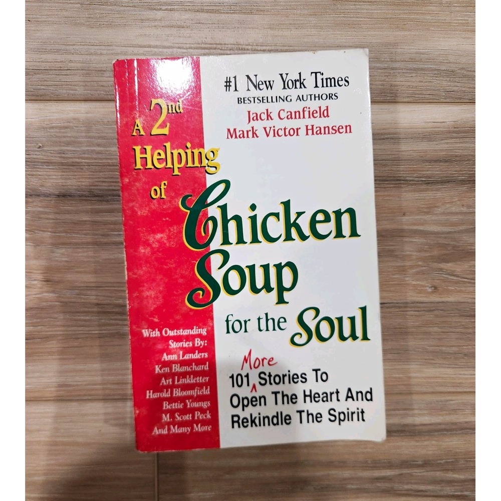 Jack Canfield & Mark Victor Hansen A 2nd Helping Chicken Soup Soul PB 1995